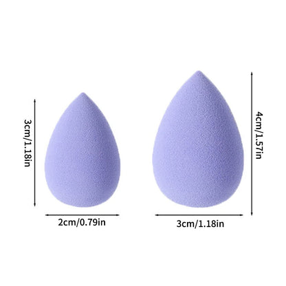 12 Pieces Powder Puff Face Triangle Makeup Sponge Soft Velour Puffs for Loose Powder Setting Powder Blender Foundation Sponge Be