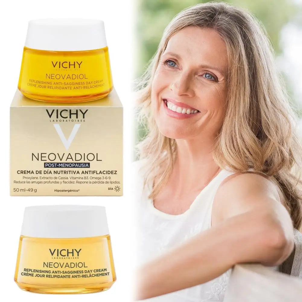 VICHY Menopause Night Cream Day Cream Effective Facial Firming Deep Moisturizing Nourishing Reduce Fine Lines Face Skin Care