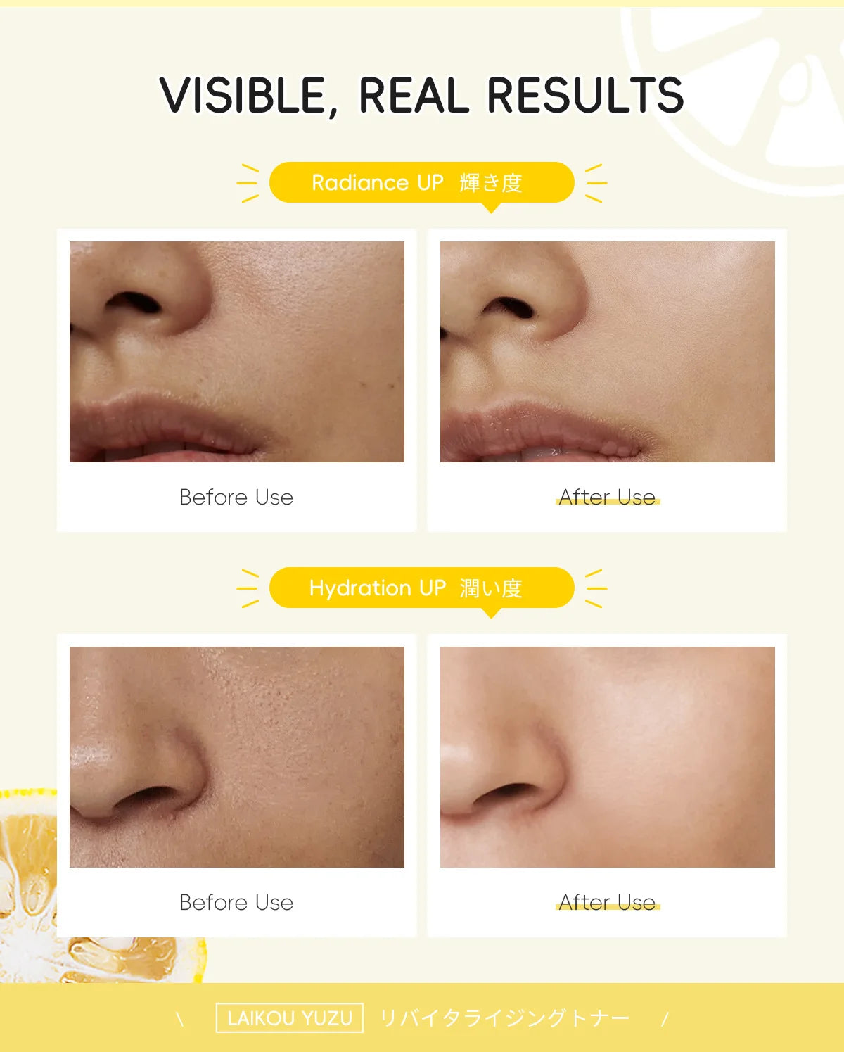 Japanese Yuzu Toner 100ml Deep Hydration Pore Minimizing Brightening Effect Long Lasting Moisture Revitalizing Skin Treatment