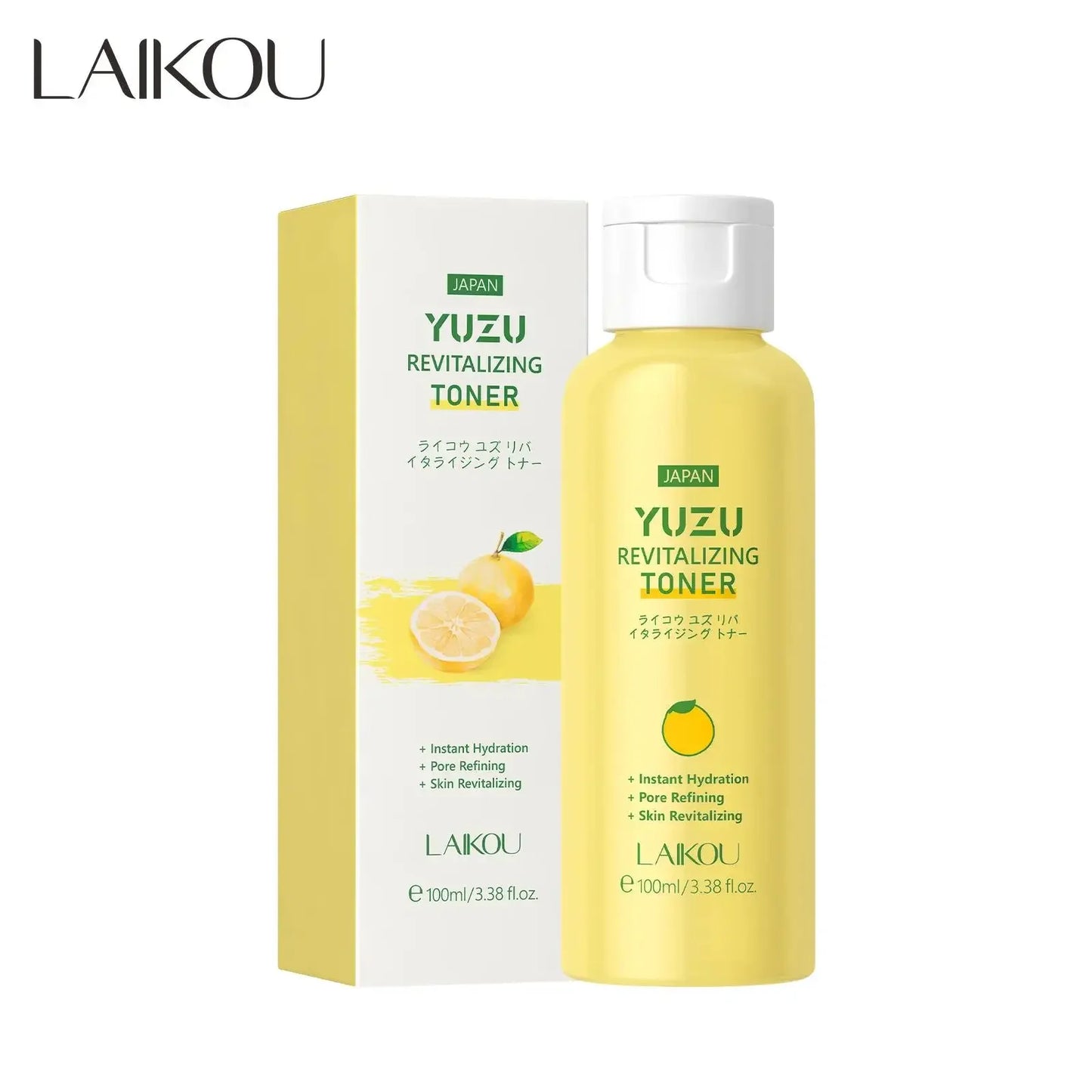 Japanese Yuzu Toner 100ml Deep Hydration Pore Minimizing Brightening Effect Long Lasting Moisture Revitalizing Skin Treatment