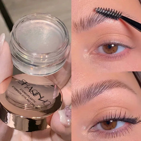 Three-dimensional Eyebrow Shaping Soap Eyebrow Gel Texture Creates Natural Eyebrows Styling Cream Waterproof Quick-Dry Makeup