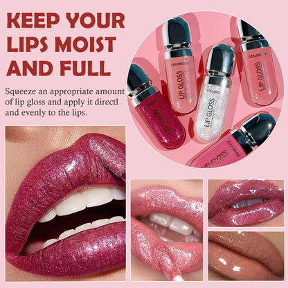 Christmas 12 Colors Glitter Lip Gloss Long Lasting Diamond Pearlescent Metallic Liquid Lipstick Moisturizing Lip Glaze Cosmetics