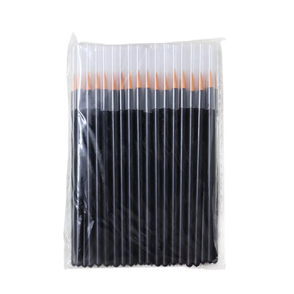 50pcs Disposable Nail Art Brush Eyeliner Eyeline Makeup Tools Manicure Painting Pen Beauty Tool Nail Gel Liner Brushes