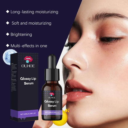 Moisturizing Lip Serum Remove Dark Lips Repair Fine Line Dryness Brighten Lightening Exfoliator Plumper Clear Lip Gloss Essence