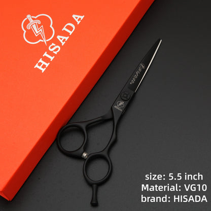 HISADA professional barber scissors Japanese handmade VG10 material scissors 6.0/6.5/7.0 inch hairdressing scissors