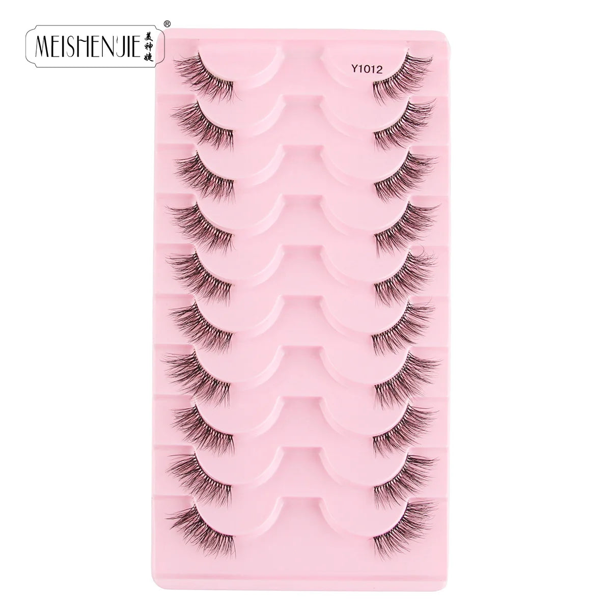 3/10 Pairs Half Lashes Cat Eyelashes Natural Long Handmade 3D Mink Lashes Makeup Tool Reusable Fake Eyelash maquillaje Faux Cils