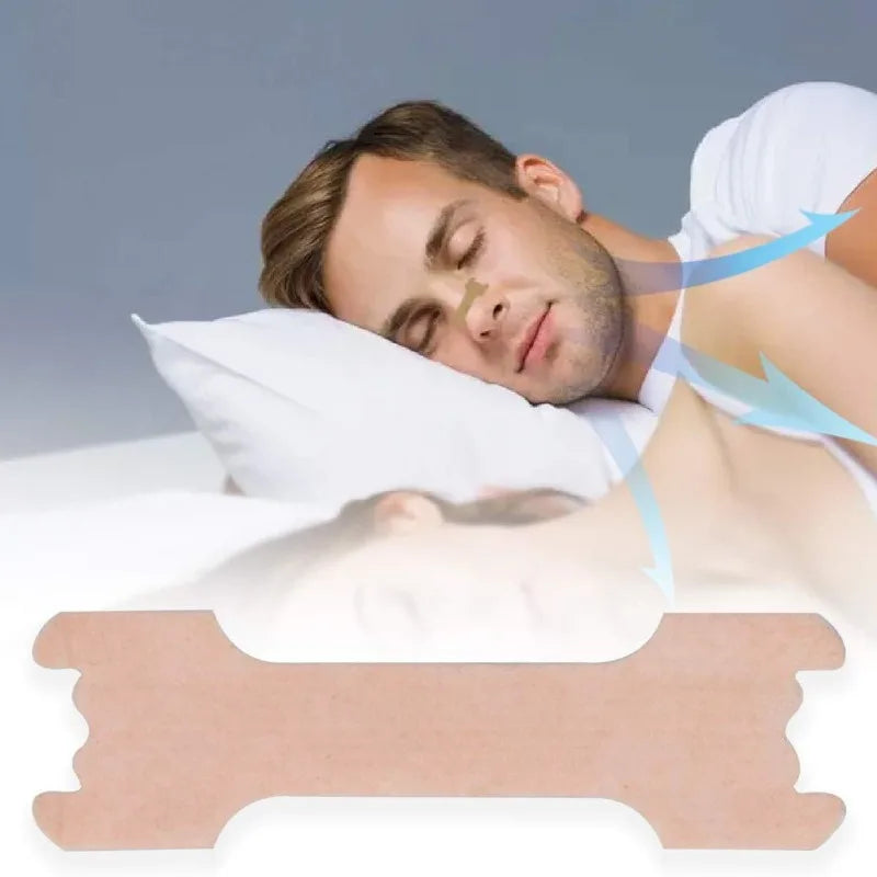 50/100pcs Breath Nasal Strips Stop Snoring Anti Snore Nose Strip Better Breathing Good Sleeping Patches for Men Women Use