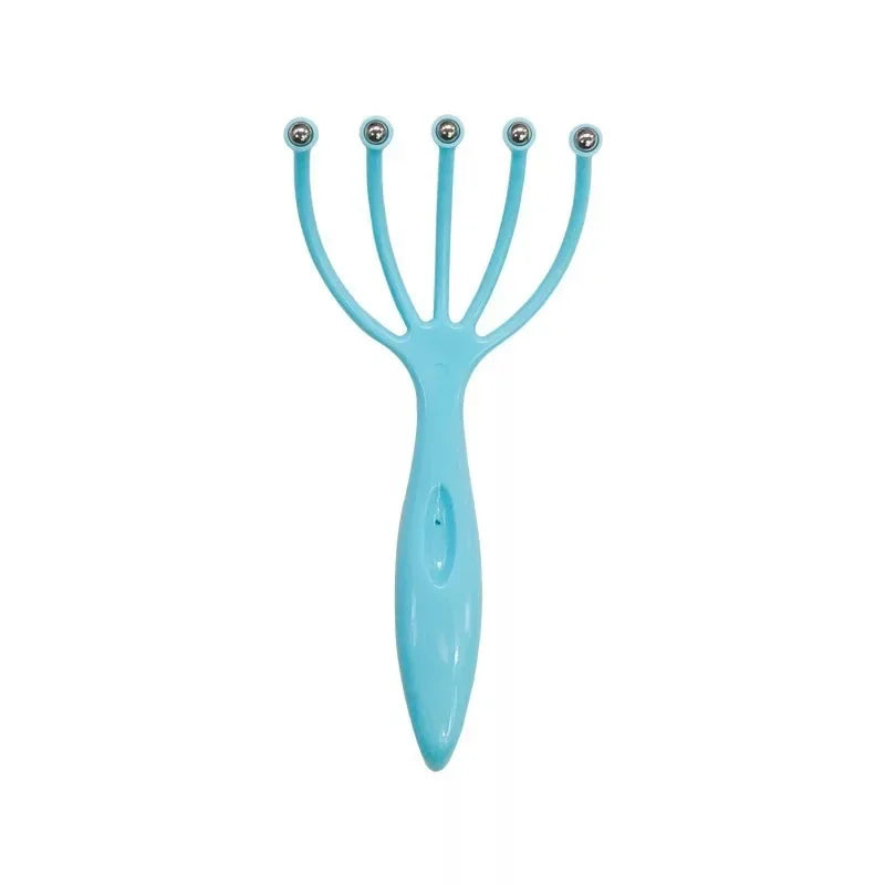 9/5 Claws Head Massger Relieve Migraine Hand Held Hair Stress Relief Aid Relaxation Scalp Massage Roller for Hair Growth
