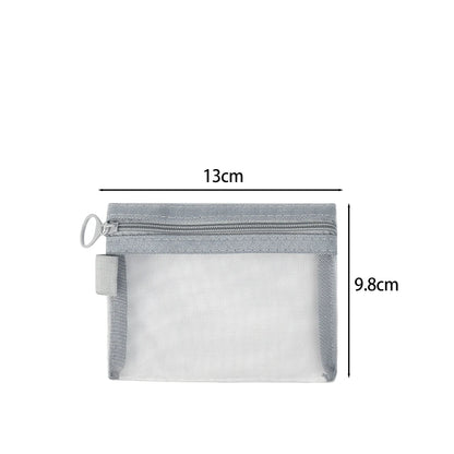 1/3pcs Mesh Clear Cosmetic Bags Small Large Black Makeup Bag Portable Travel Toiletry Organizer Case Lipstick Storage Pouch