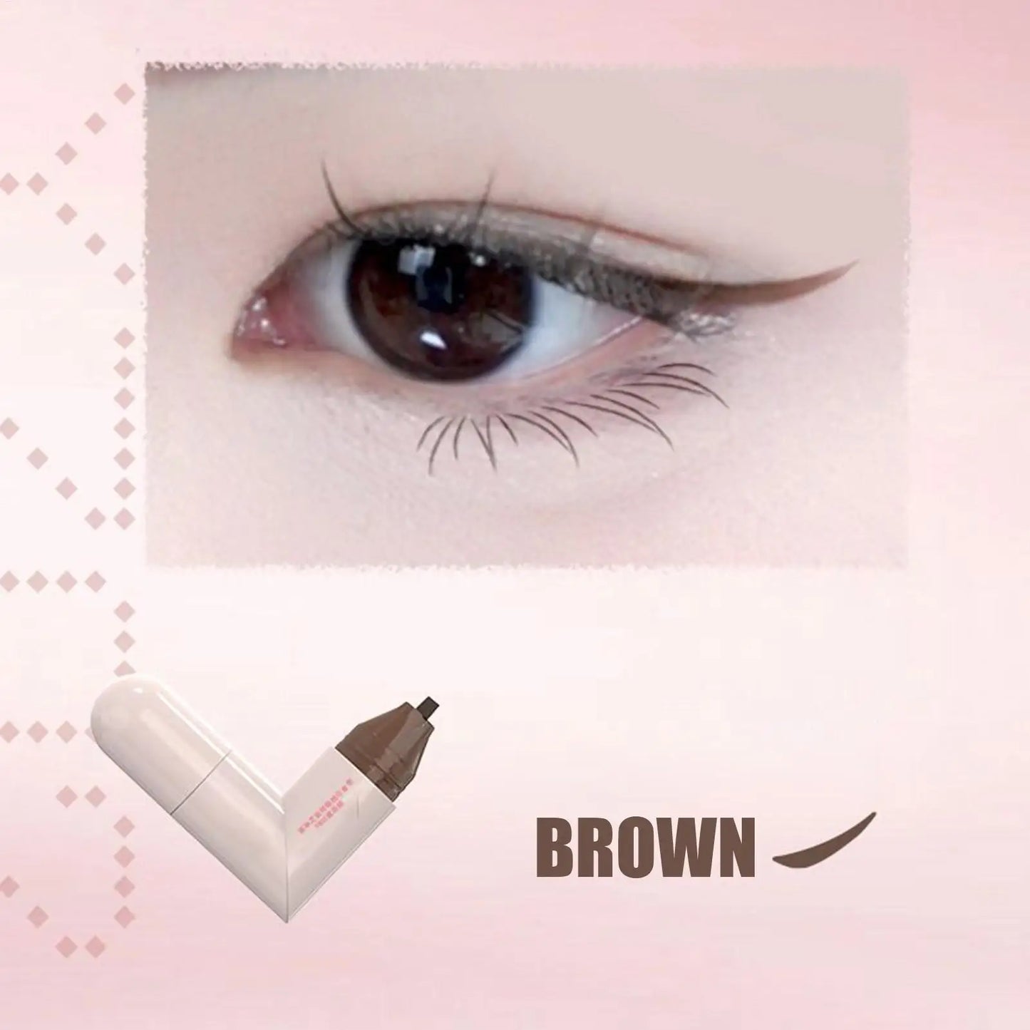 Winged Eye End Stamp Double-Tip Women Makeup Eye End Wing Stamp Waterproof Stencil Portable Quick Drying Eyeliner Cosmetics