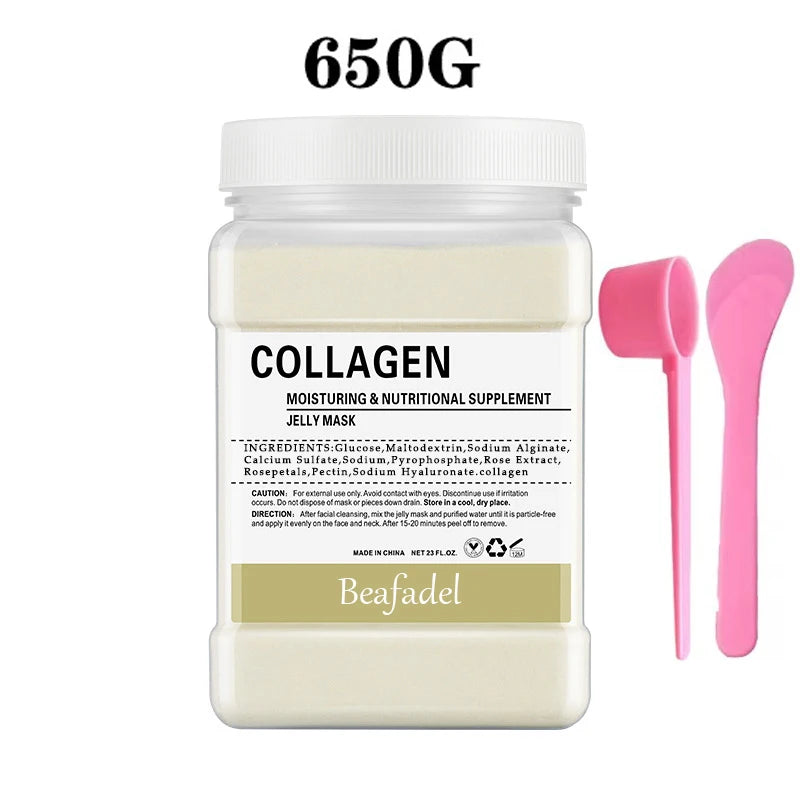 650g/200g Jelly Mask Powder Rose Masks Peel Off Hydroplastic Crystal Collagen Facial Jelly Mask for Face
