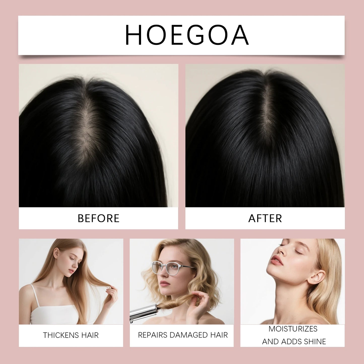 Biota Orientalis Leaf Hair Serum Spray Biotin Strengthen Hair Roots Reduces Dry Frizzy Breakage Hair Smoothing Care Scalp Serum