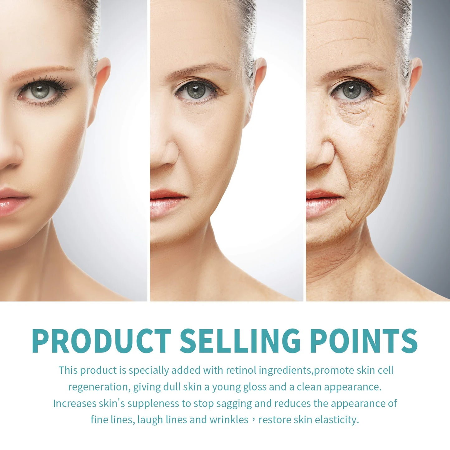 5 Seconds Instant Remove Wrinkles Cream Retinol Anti Aging Firming Moisturizing Tightens Improves Edema Facial Skincare Cream