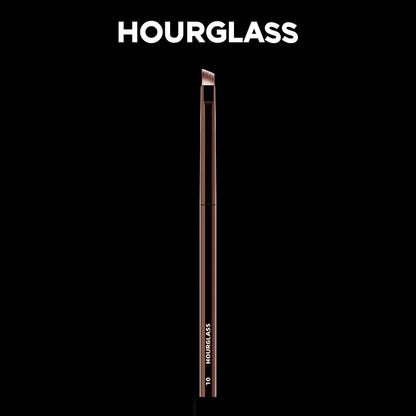 Hourglass Makeup Brush- No.10 Angled Eyeliner/ Eyebrow Brush Soft and Skin-friendly Fiber Hair Fashion Design Single Eye Brush