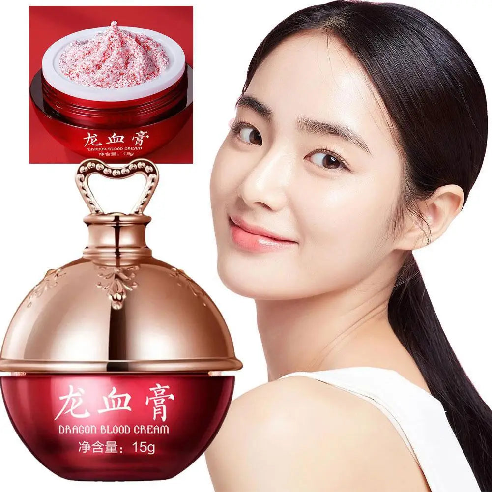 Dragon Blood Facial Cream 15g Anti Wrinkle & Moisturizing Formula Refines Pores & Improves Fine Lines Keeps Skin Smooth Soft