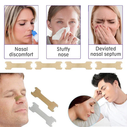 100/200/300pcs Breathing Good Sleeping Patches Breath Nasal Strips Right Way Stop Snoring Anti Snore Nose Strip Easier Better