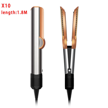 2 IN 1 Professional Hair Straightener & Hair Dryer Heat-Up Hair Flat Iron, Negative Ion Iron Long-Lasting Styling Tool 1.8M