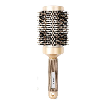 4 Sizes Heat Conductive Aluminum Barrel Volumizing Curling Styling Brush with Air Vents Thermal Ceramic Boar Bristle Hair Brush