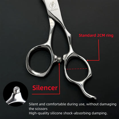 HISADA professional barber scissors Japanese handmade VG10 material scissors 6.0/6.5/7.0 inch hairdressing scissors