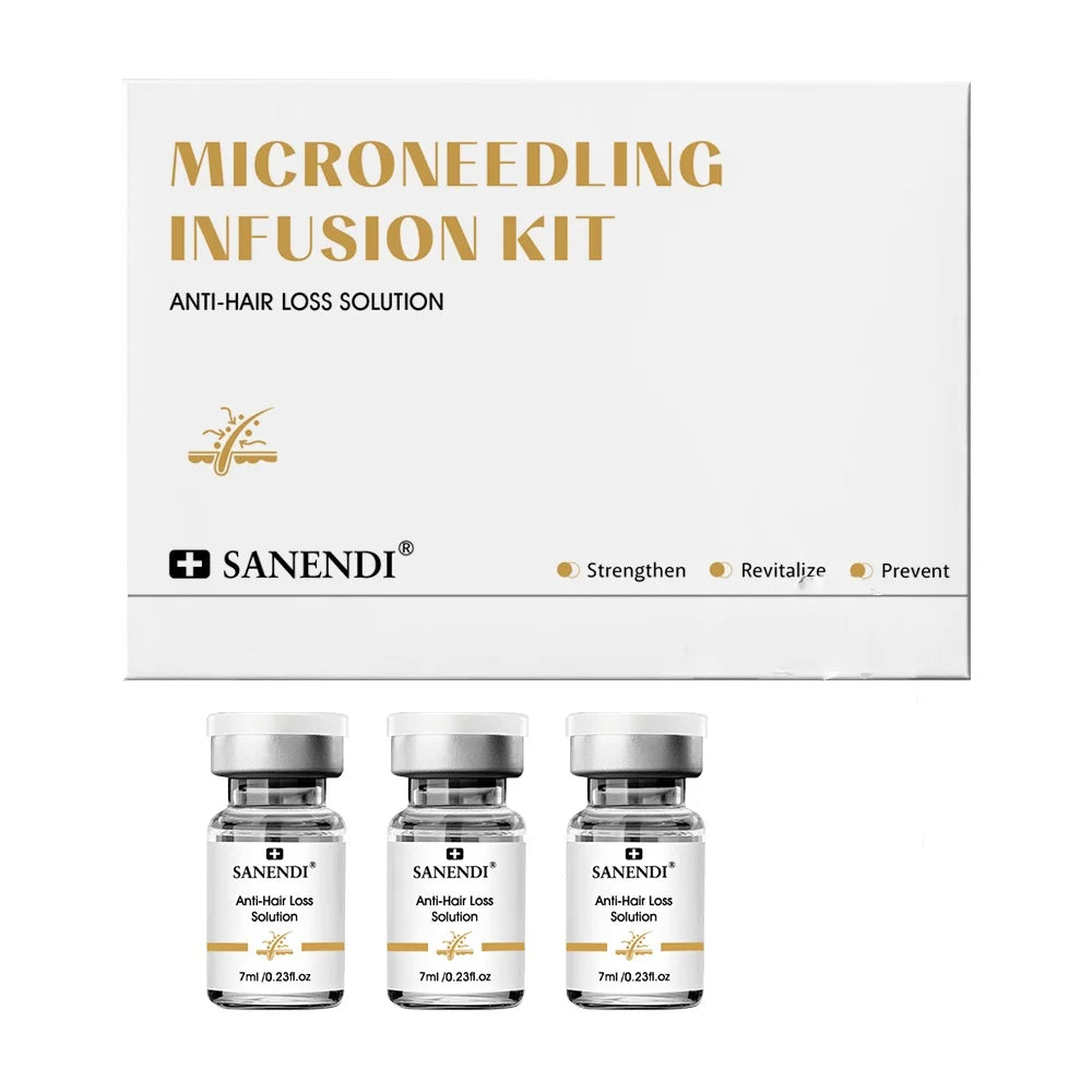 3 in 1 Micro-Infusion System for Eye & Face 0.05mm Stamp Hyaluronic Acid & Collagen Peptide Serum Firmer Home Skin Care 1Month