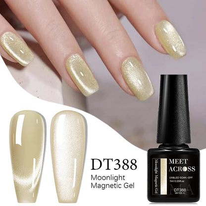 Cat Eye Gel Polish With Nail Magnet Tools For Creating Heart Shapes On Nails Semi Permanent Cat Magnetic Nail Art UV Gel Varnish