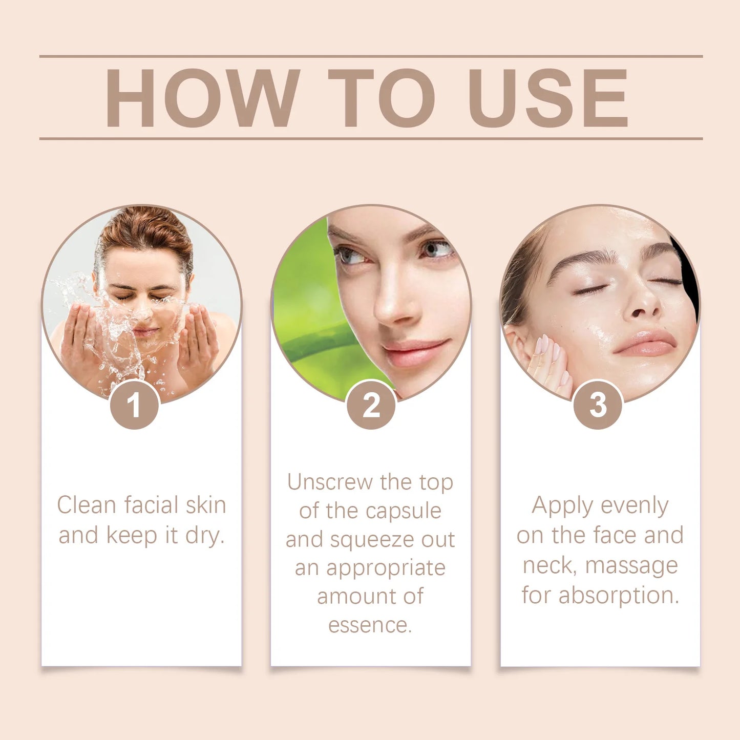 Hoygi Retinol Bee Venom Facial Capsules Gently Moisturize Facial Skin, Tighten and Improve Skin Quality, Moisturizing Capsules