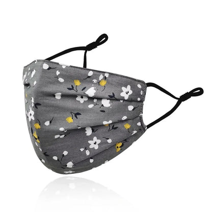 Breathable Cotton Printing Mask Fashion Washable Anti-UV Riding Face Mask Skin-Friendly Anti Dust Sunscreen Mask Outdoor Sports