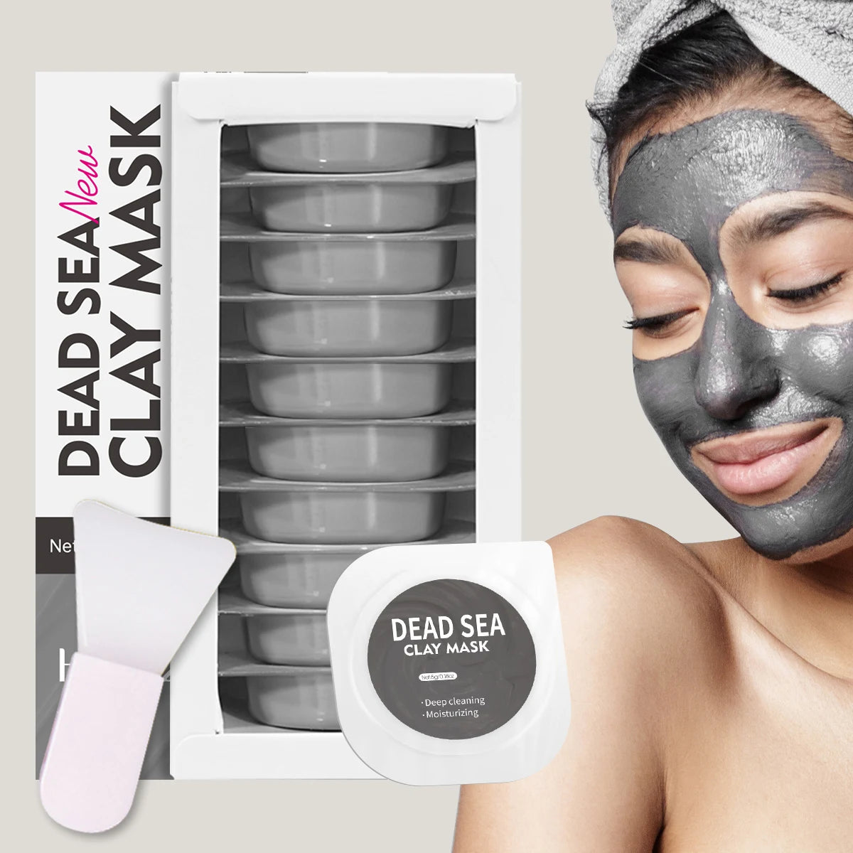A variety of mud masks to deeply hydrate the face, moisturize and nourish the skin, making it smoother and more supple