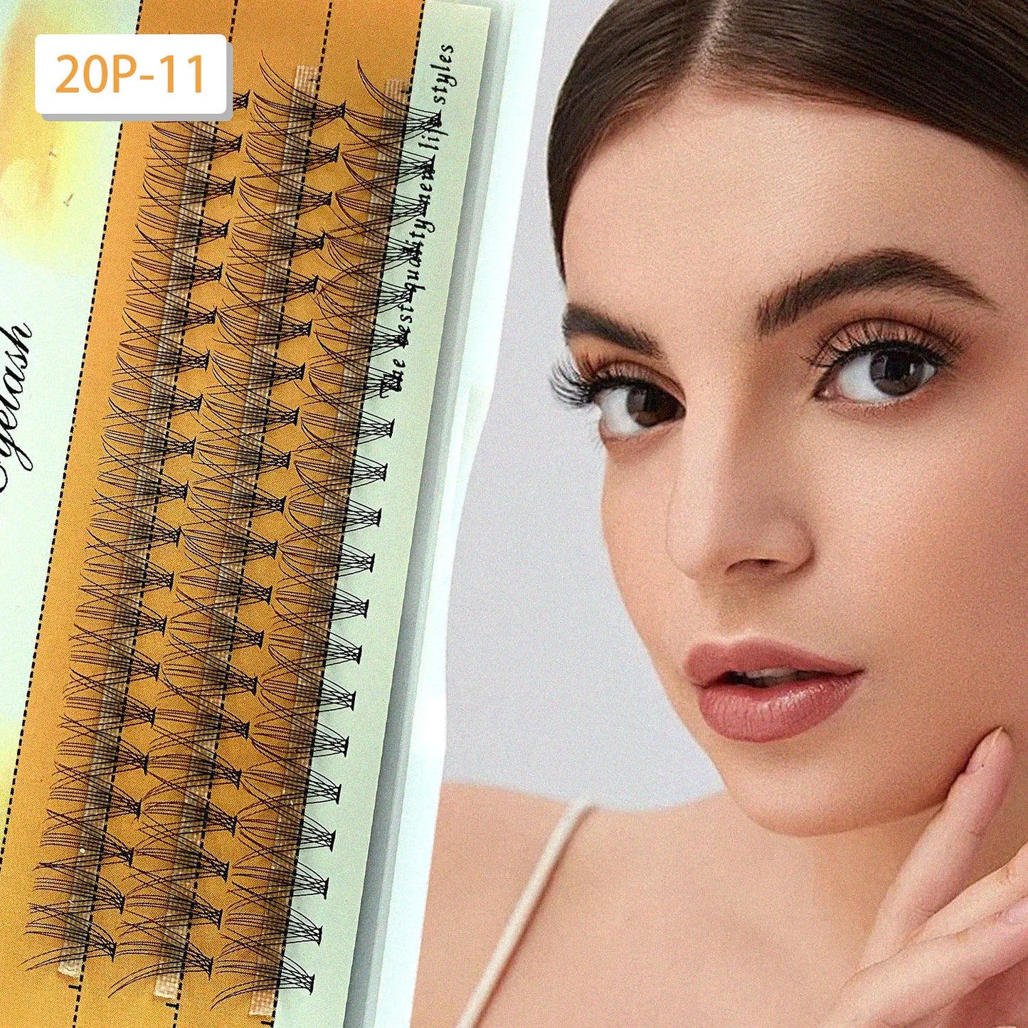 Cluster Eyelashes Kit Five Styles Available Single Eyelashes Clustered Simulation Natural DIY Eyelashes Thickness and Length