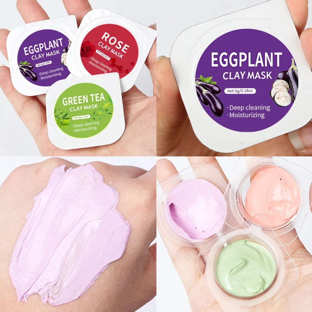 A variety of mud masks to deeply hydrate the face, moisturize and nourish the skin, making it smoother and more supple