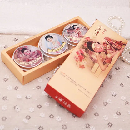 Shanghai classic cream vanishing cream 80g*3 sets (Tuberose + Magnolia moisturizing cream + night rose)