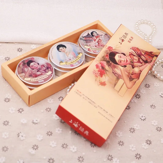 Shanghai classic cream vanishing cream 80g*3 sets (Tuberose + Magnolia moisturizing cream + night rose)