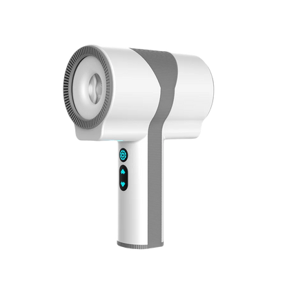 Men's masturbator with 7 types of vibration, 5 types of thrust, and 5 types of rotation. Dual inner chambers are soft and comfor