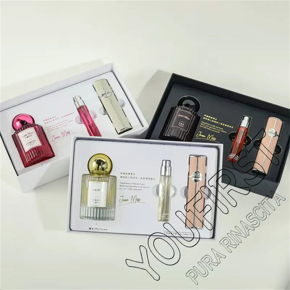 Brand Original Perfume Women 62ml Pheromone Perfumes De Mujer Gift Box 3pcs Set Hombre Parfums Homme Men Cologne Floral Scent