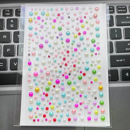Rhinestone Acrylic Face Decoration Sticker Party Eyes Makeup Crystal Self-adhesive DIY Sticker Girls Face Diamond Tattoo Sticker