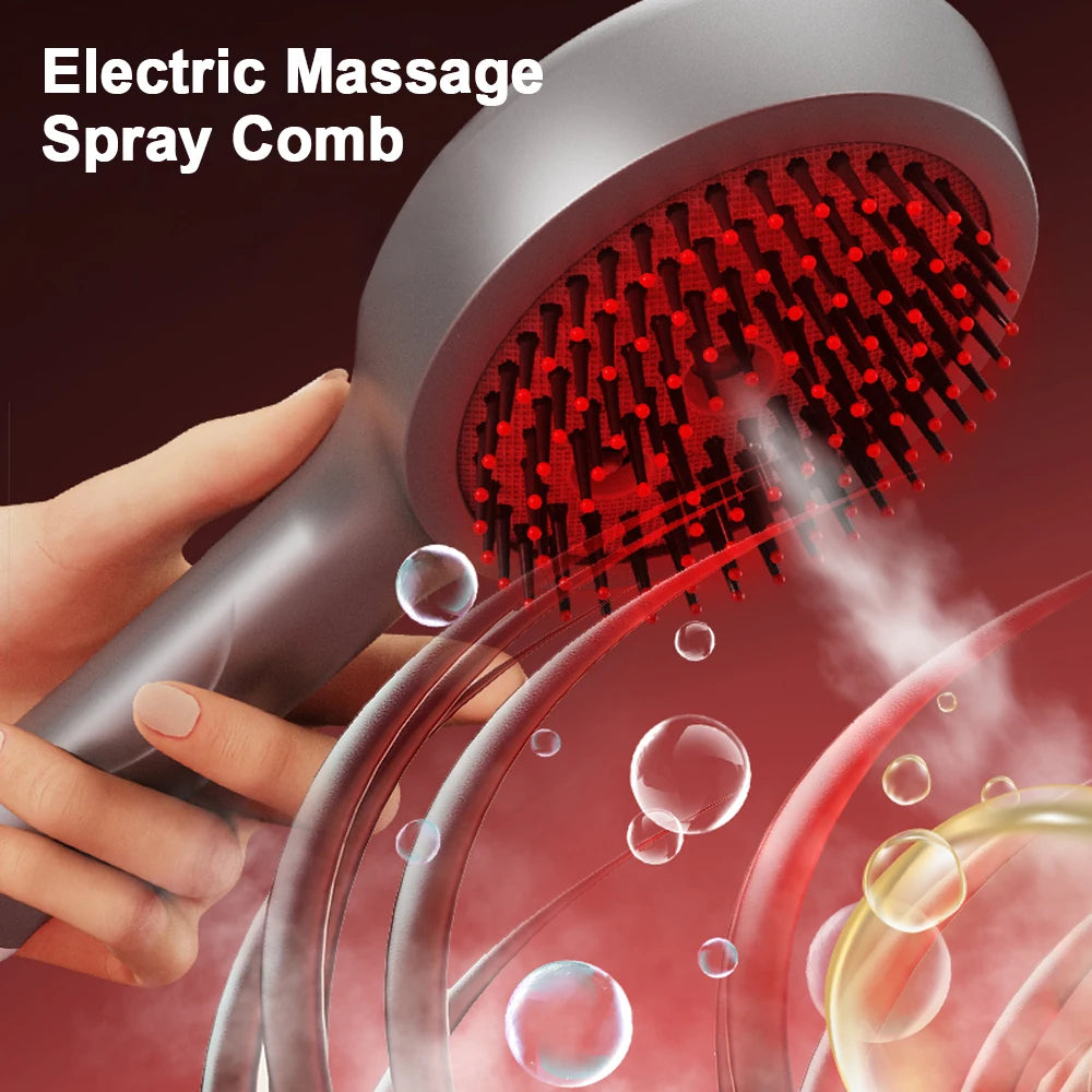630nm Electric Spray Massage Comb High Frequency Vibration Head Scalp Massager Loss Prevention Massage Brush Scalp Care Tool