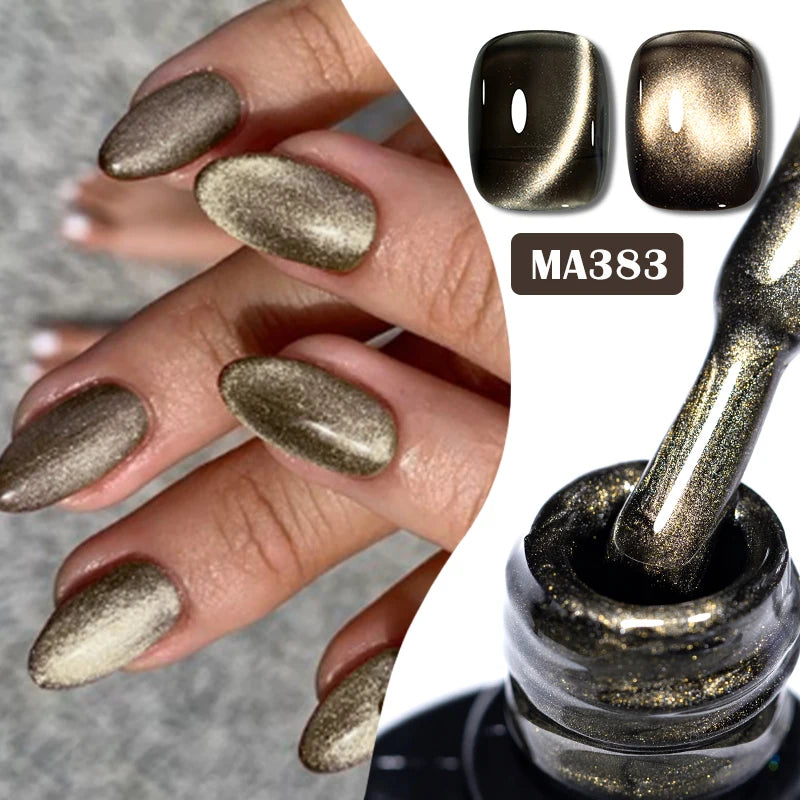 Cat Eye Gel Polish With Nail Magnet Tools For Creating Heart Shapes On Nails Semi Permanent Cat Magnetic Nail Art UV Gel Varnish