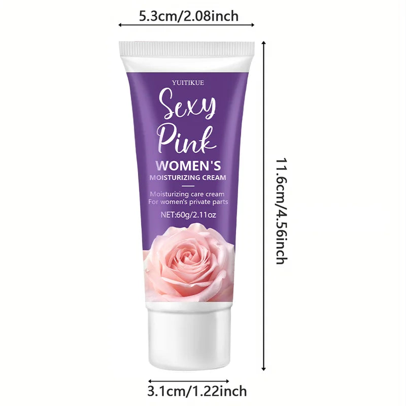 Women's Intimate Moisturizing Cream 60g - Honey Peach Essence, for Snowy Glow & Elastic Smooth Skin, Exquisite Goddess Care