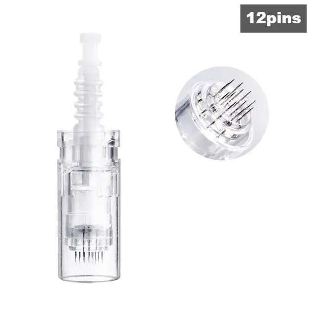 50Pcs Dr Pen N2/MYM/M5/M7 Needle Cartridge For Dr Pen Machine Replace 9pin/12Pin/36Pin/Round Nano microneedling