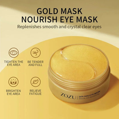 60PCS/120 PCS Eye Mask Avocado Gold Moisturize Firming Improve Eye Bags Eye Patches Anti Wrinkle Eye Patches for Dark Circles