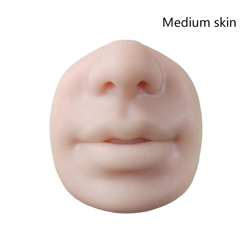 Microblading Reusable 5D Silicone Practice Nose Lips Skin For PMU Beginner Training Tattoo Permanent Makeup