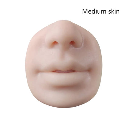 Microblading Reusable 5D Silicone Practice Nose Lips Skin For PMU Beginner Training Tattoo Permanent Makeup