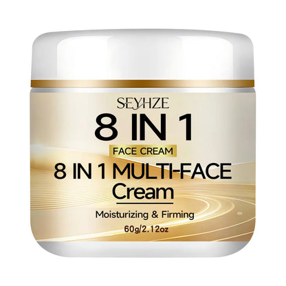 SEYHZE 8-in-1 Multi-Effect Moisturizing Tightening Cream with Ceramides Collagen Niacinamide Retinol Vitamin C Brightening Firmi