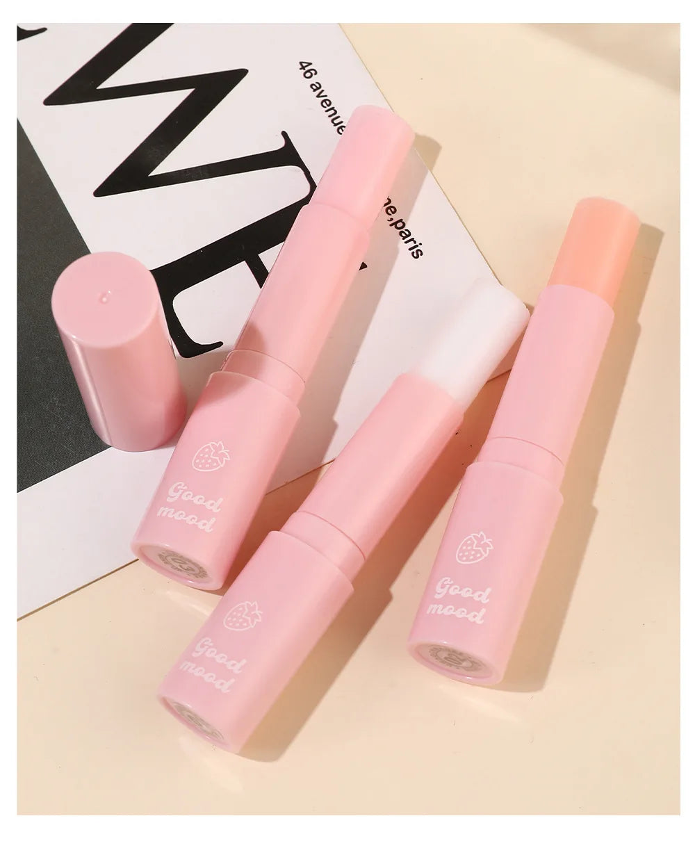 Long Lasting Color Change Lip Balm Moisturizing Hydrating Repair Lip Care Jelly Lipstick Fruity Tint Makeup