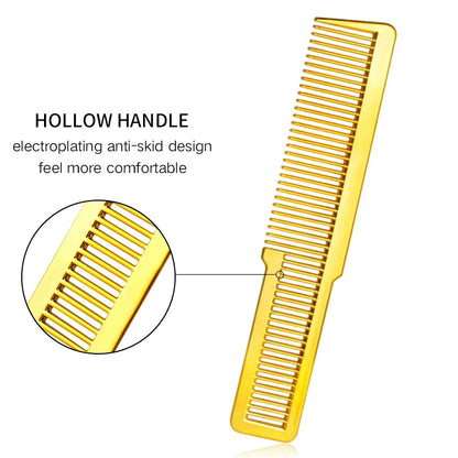 1Pcs Professional Barber Haircut Combs For Men Anti-static Fading Comb Stylist Hair Clipper Combs Hairdressing Styling Tools