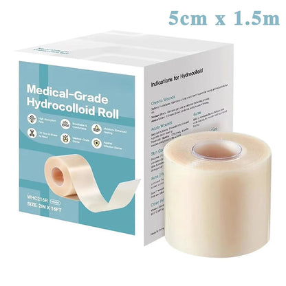Hydrocolloid Roll Self-Adhesive Hydrocolloid Patch Bandage For Wound Care Bed Sore Bandages Hydrocolloid Gel Waterproof Patches