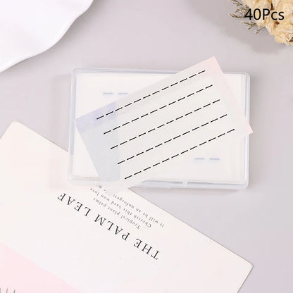 40/200pcs Waterproof Adhesive Tape Glue-Free Eyelash Glue Strip Self-Adhesive Lashes Glue Hypoallergenic Makeup Tools Home Daily