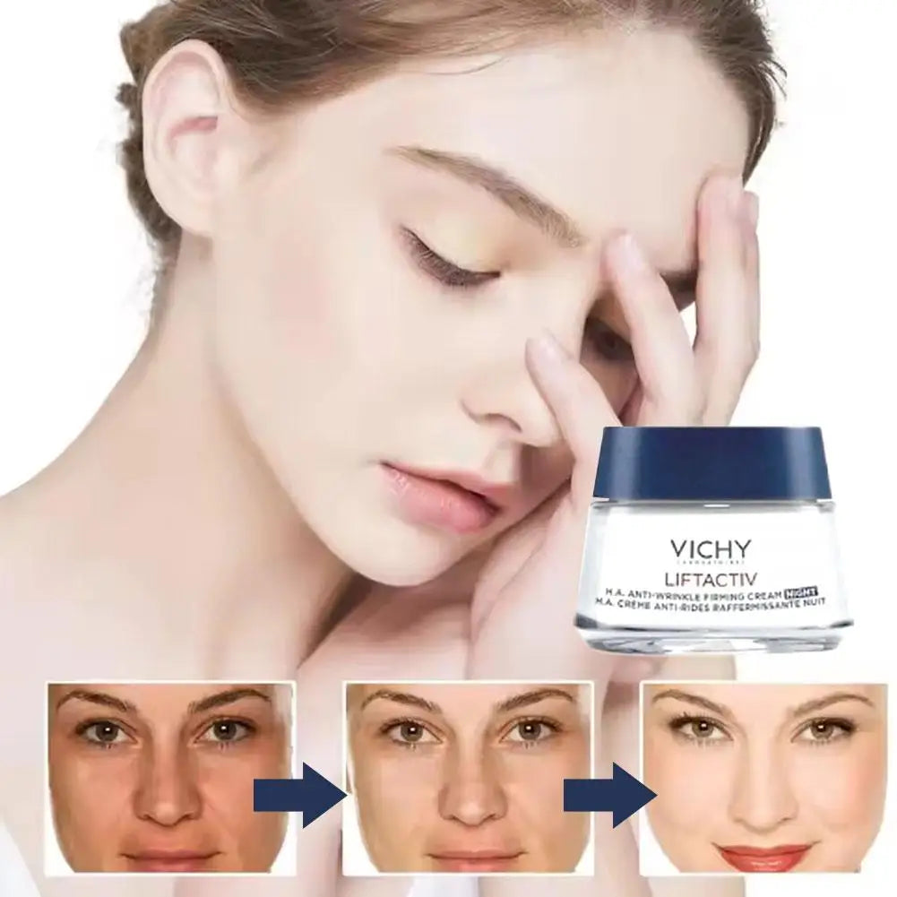 VICHY Firming Cream Vitamin C Firming Brightening Anti-Wrinkle Moisturizing Skin Repair Korea Original Night Cream 50ml