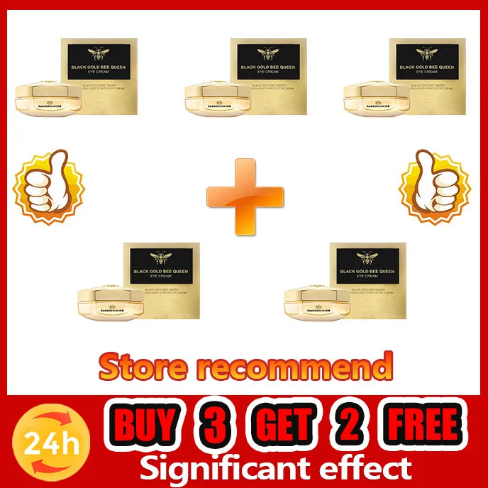 Beauty Salon Line-grade Black Gold Royal Jelly Collagen Light Wrinkle Eye Cream Care Anti Wrinkle Cream Eye Bags Contour Beauty