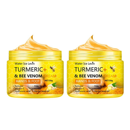 Turmeric Bee Venom Anti-Drying Crack Foot Cream Hand Cracked Repair Skin Removal Care Cream Dead Feet Hand Skin